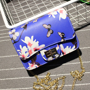 Geanta dama in mai multe culori cu imprimeu floral