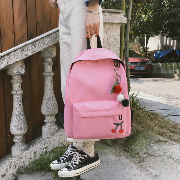 Rucsac de dama cu broderie si accesoriu in trei culori