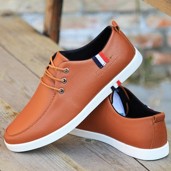 Pantofi barbatesti cu sireturi - albastru deschis, maro si negru