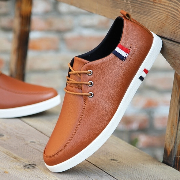 Pantofi barbatesti cu sireturi - albastru deschis, maro si negru