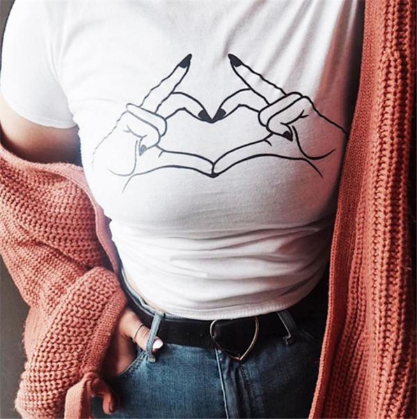 Tricou casual dama alb cu guler O si imprimeu interesant