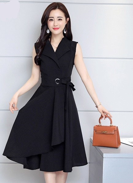 HIT Rochie eleganta de dama cu decolteu in V in mai multe culori