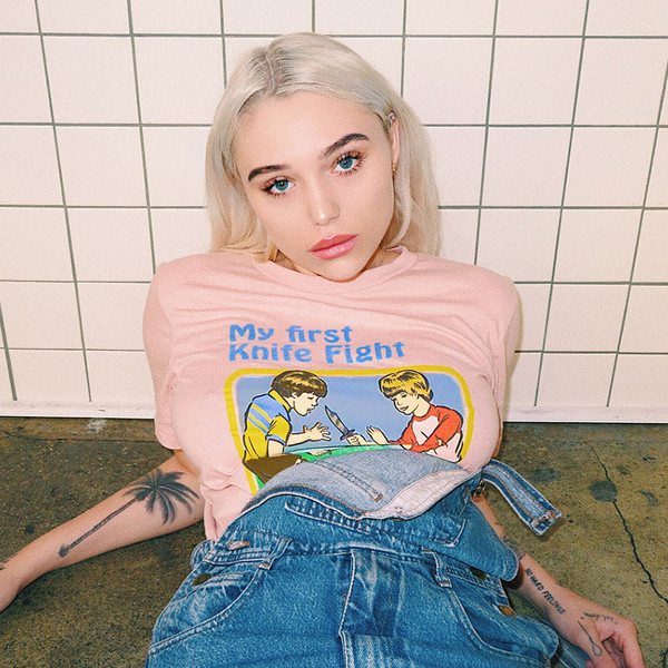 Tricou casual dama cu maneca scurta si aplicatie