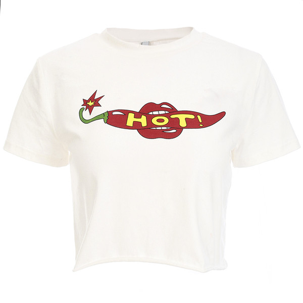 Tricou scurt casual de dama alb cu aplicatie