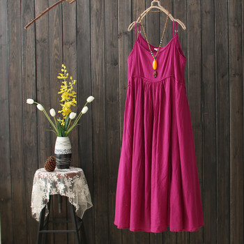 Rochie moderna de dama cu bretele subtiri model lat in mai multe culori