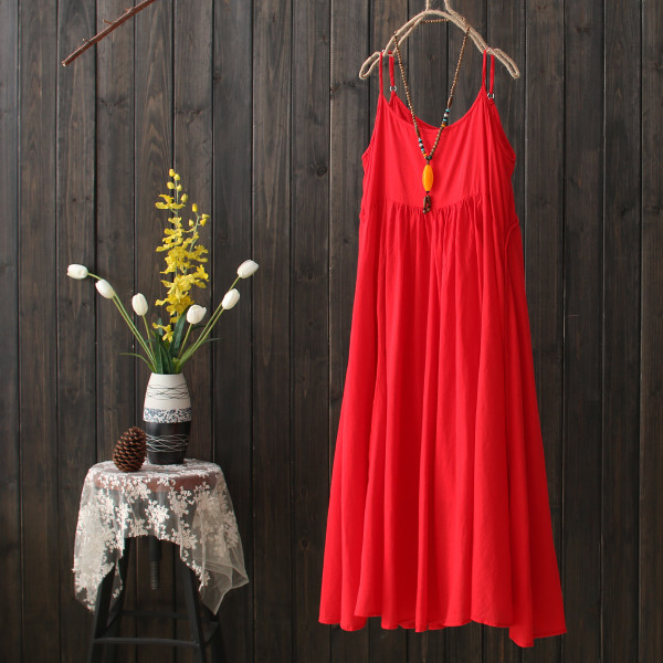 Rochie moderna de dama cu bretele subtiri model lat in mai multe culori