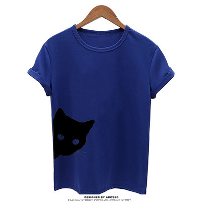 NOU tricou dama cu aplicatie pisoi in diferite culori