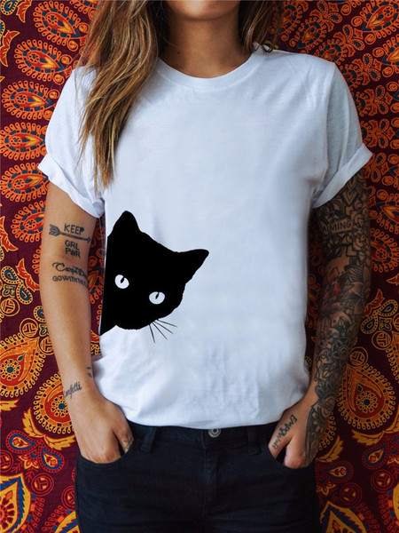 NOU tricou dama cu aplicatie pisoi in diferite culori