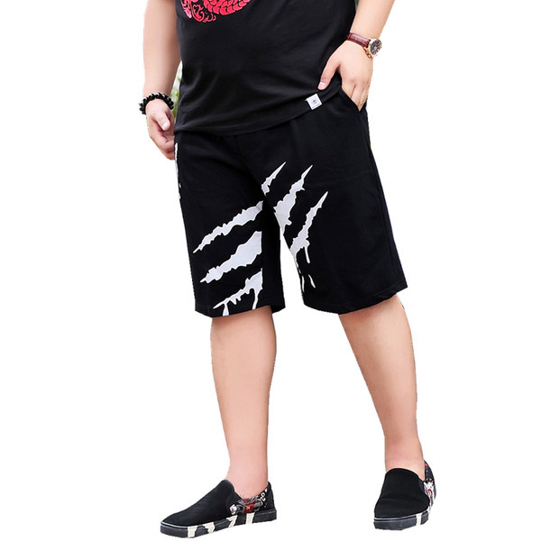 Pantaloni scurți bărbați în două culori cu imprimeu