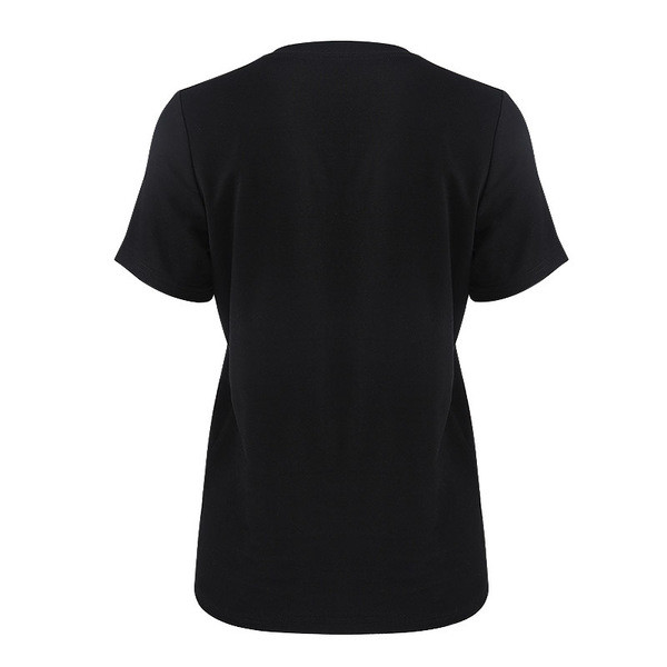 Tricou casual dama negru cu imprimeu