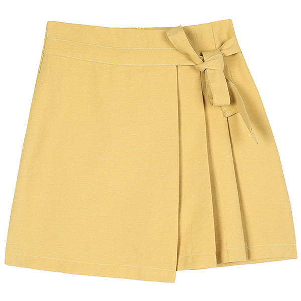 Fusta de dama moderna talie inalta cu dantela in fata