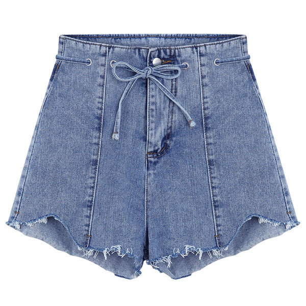 Blugi dama rupti cu elastic si talie inalta in 2 culori