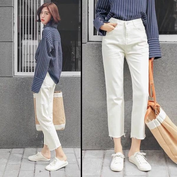 Blugi dama casual in patru culori - model larg