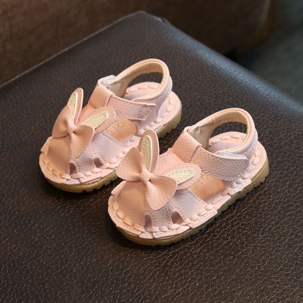 Sandale copii pentru fetita in trei culori cu decor 3D