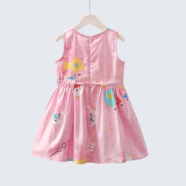 Rochie casual copii din bumbac croiat model