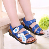 Sandale pentru copii pentru băiat în trei culori cu inscripție