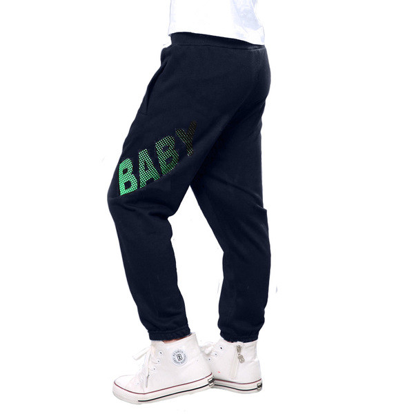 Trening pentru copii pentru baieti in negru cu inscriptie