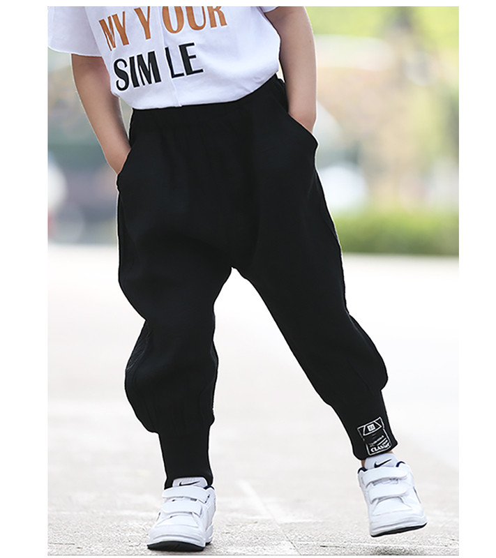 Pantaloni de vara copii in doua culori model lat