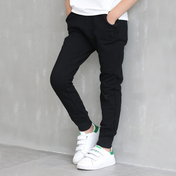 Lenjerie sport, casual, simplă, pentru băieți, în alb și negru