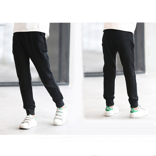 Lenjerie sport, casual, simplă, pentru băieți, în alb și negru