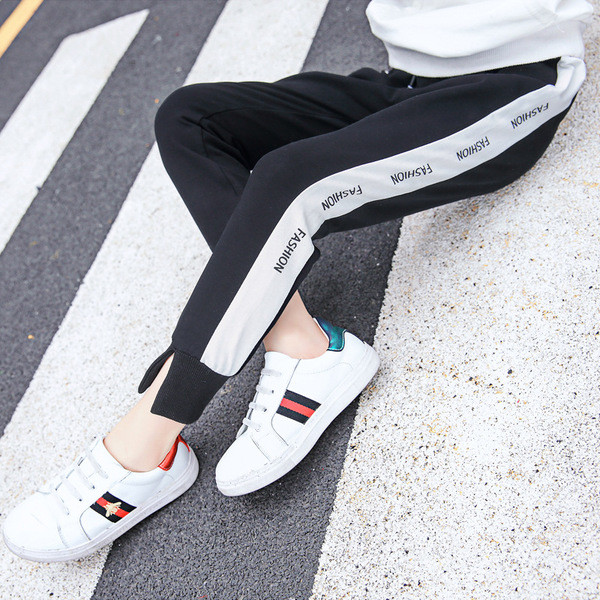 Costum copii pentru fete cu talie inalta in doua culori