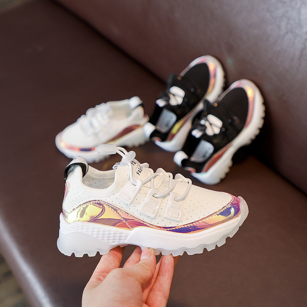 Tenisi copii pentru fete cu cravate in mai multe culori