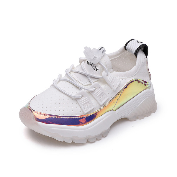 Tenisi copii pentru fete cu cravate in mai multe culori