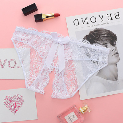 Дамски бикини с отвор и панделка , 4 цвята