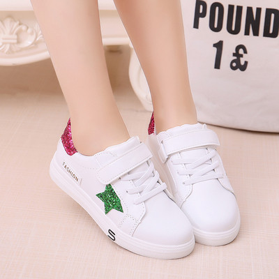 Adidasi copii cu autocolante velcro pentru fete in mai multe culori