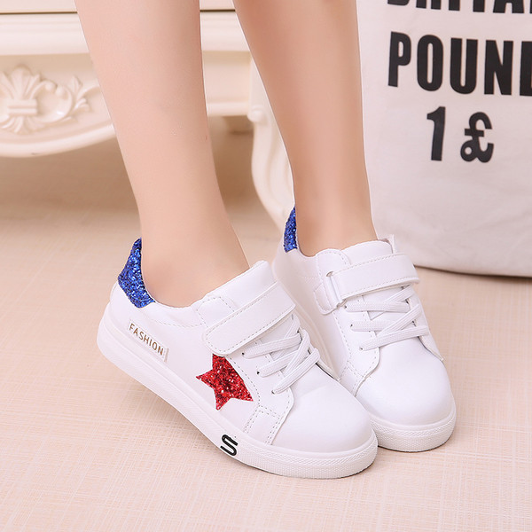 Adidasi copii cu autocolante velcro pentru fete in mai multe culori