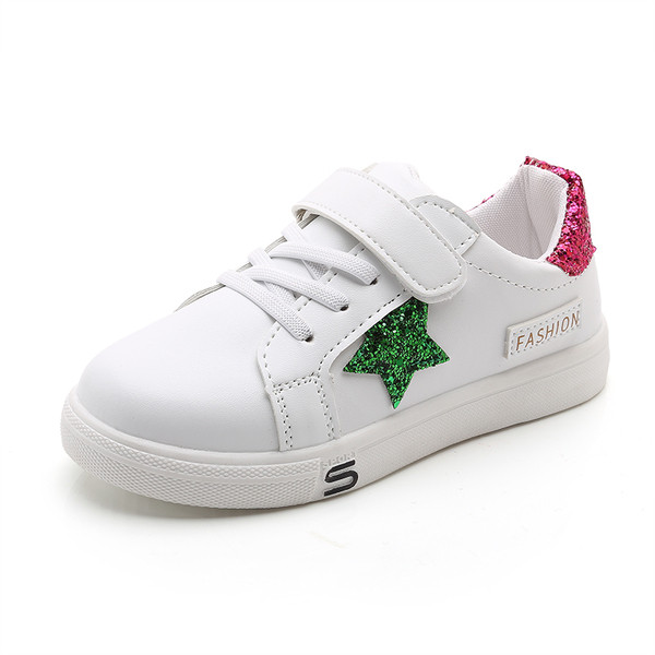 Adidasi copii cu autocolante velcro pentru fete in mai multe culori