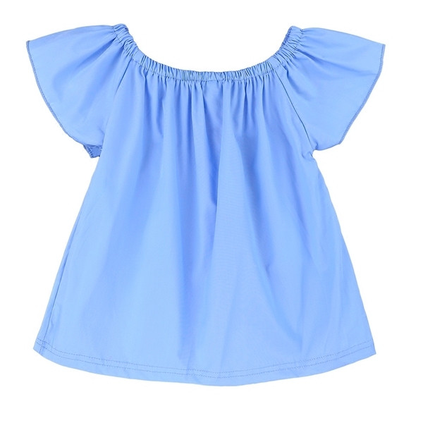 Set de vara pentru copii pentru fete inclusiv blugi cu broderie si bluza