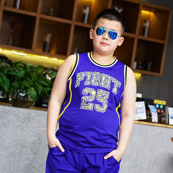 Set sport pentru copii pentru băieți - hanorace și pantaloni scurți cu inscripție