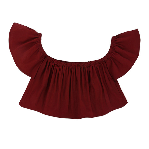 Παιδικό καλοκαιρινό σετ με μικρά παντελόνια τζιν, μπλούζα και λουρί για τα μαλλιά