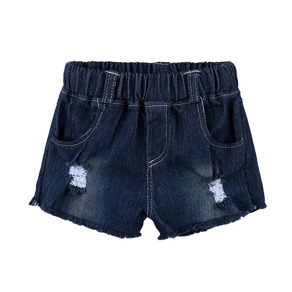 Παιδικό καλοκαιρινό σετ με μικρά παντελόνια τζιν, μπλούζα και λουρί για τα μαλλιά