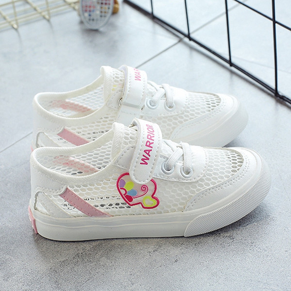 Pantofi de vara pentru copii cu plasa pentru fete in diferite culori