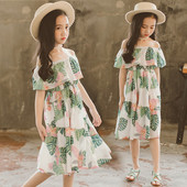 Rochie casual pentru copii cu motive florale