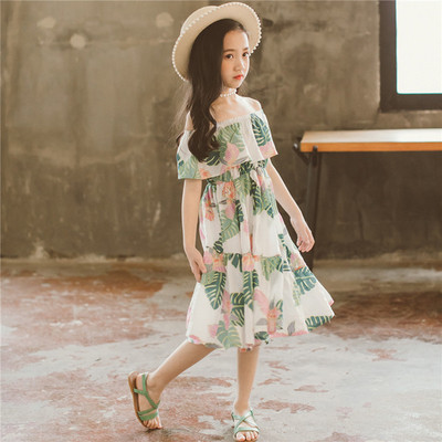 Rochie casual pentru copii cu motive florale