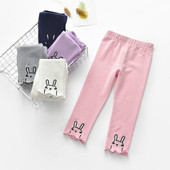 Детски клин с ластик и бродерия в няколко цвята 