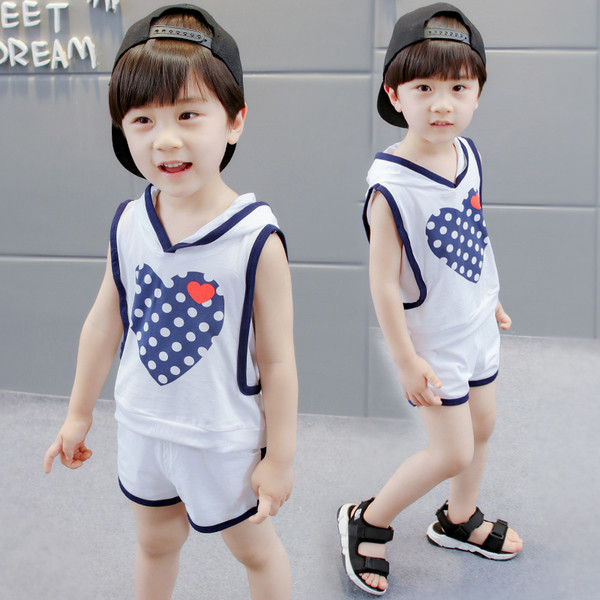 Set de zi pentru copii pentru baieti in doua culori cu imprimeuri diferite