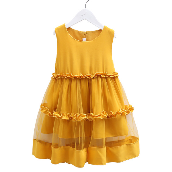 ХИТ Детска рокля с панделка на гърба и тюл в няколко цвята 