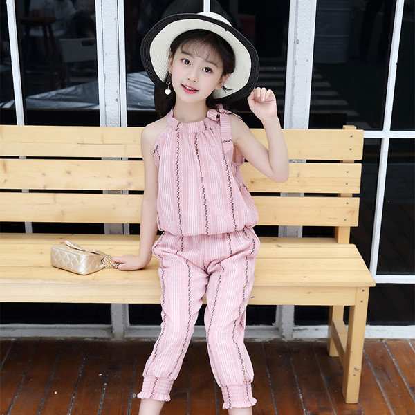 Set modern pentru copii de maiou și pantaloni în două culori