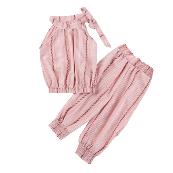 Set modern pentru copii de maiou și pantaloni în două culori