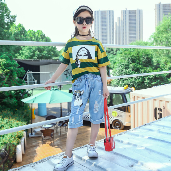 Set zilnic copii pentru fete in 2 culori