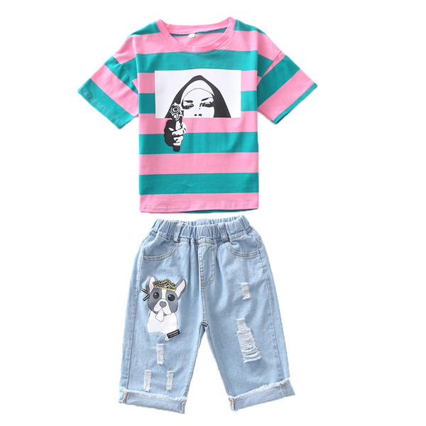 Set zilnic copii pentru fete in 2 culori