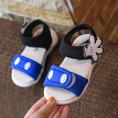 Детски сандали с 3D декорация в три цвята подходящи за момчета и момичета