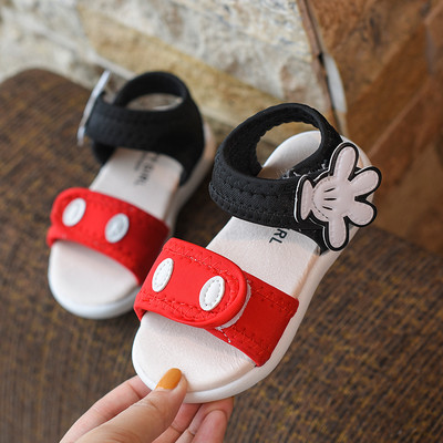 Sandale pentru copii cu decor 3D in trei culori potrivite pentru baieti si fete