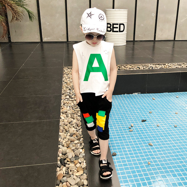 Set copii pentru baieti - maiou si pantaloni