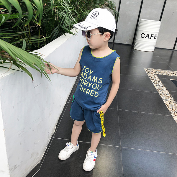 Set zilnic pentru copii cu inscripție și margine colorată