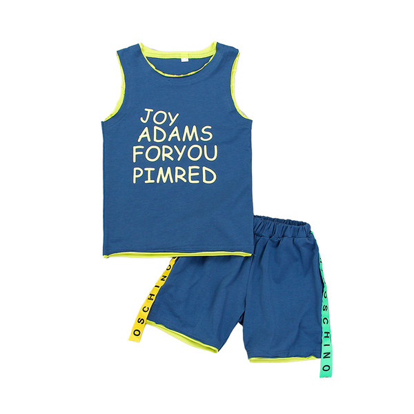 Set zilnic pentru copii cu inscripție și margine colorată